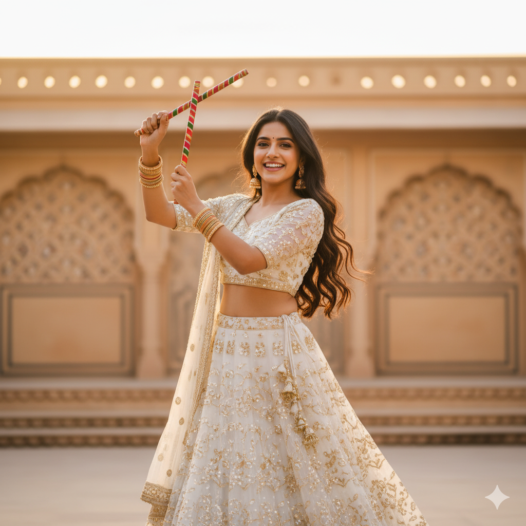 Gemini Navratri Prompt for Girls