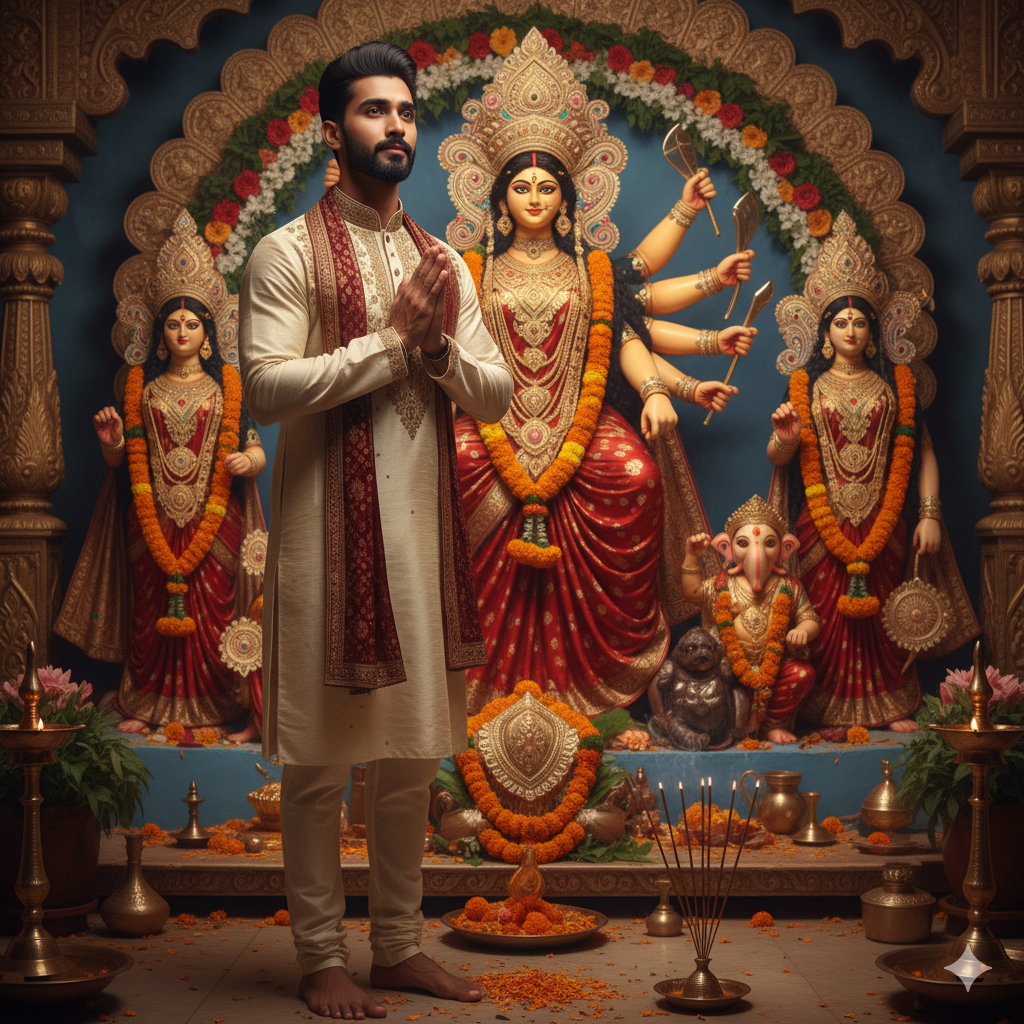 Gemini AI Boy Navratri Prompts