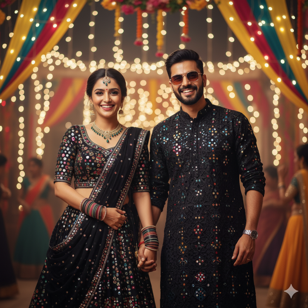 Navratri Prompts for Gemini Couple