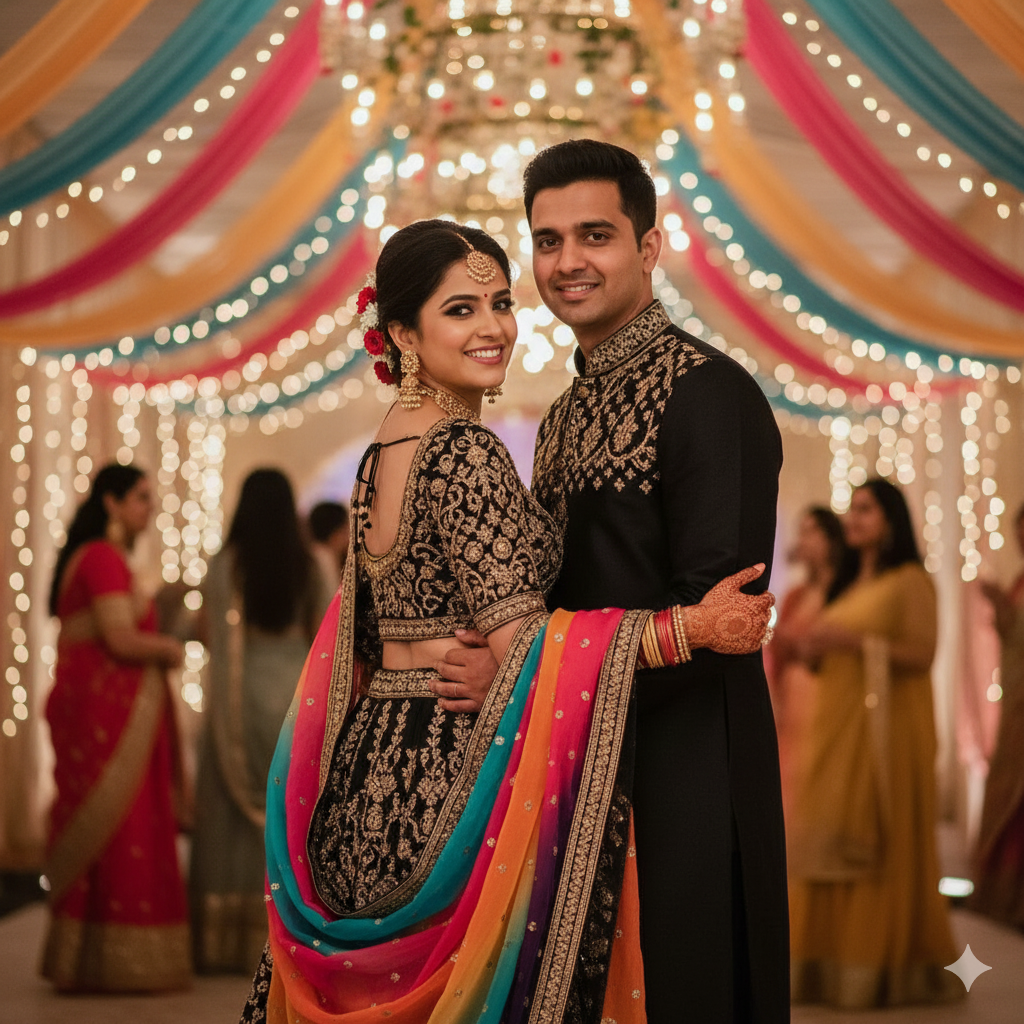 Navratri Prompts for Gemini Couple