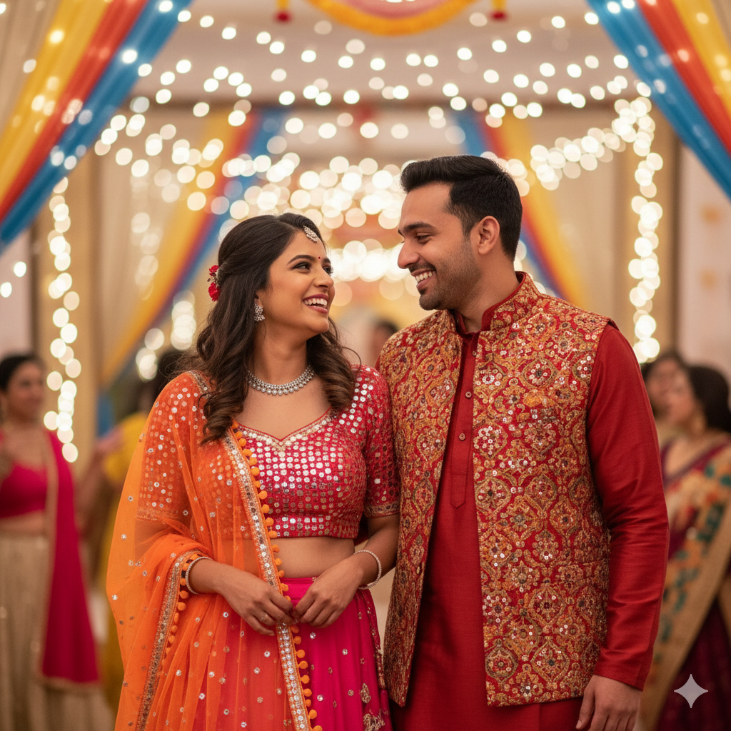 Navratri Prompts for Gemini Couple