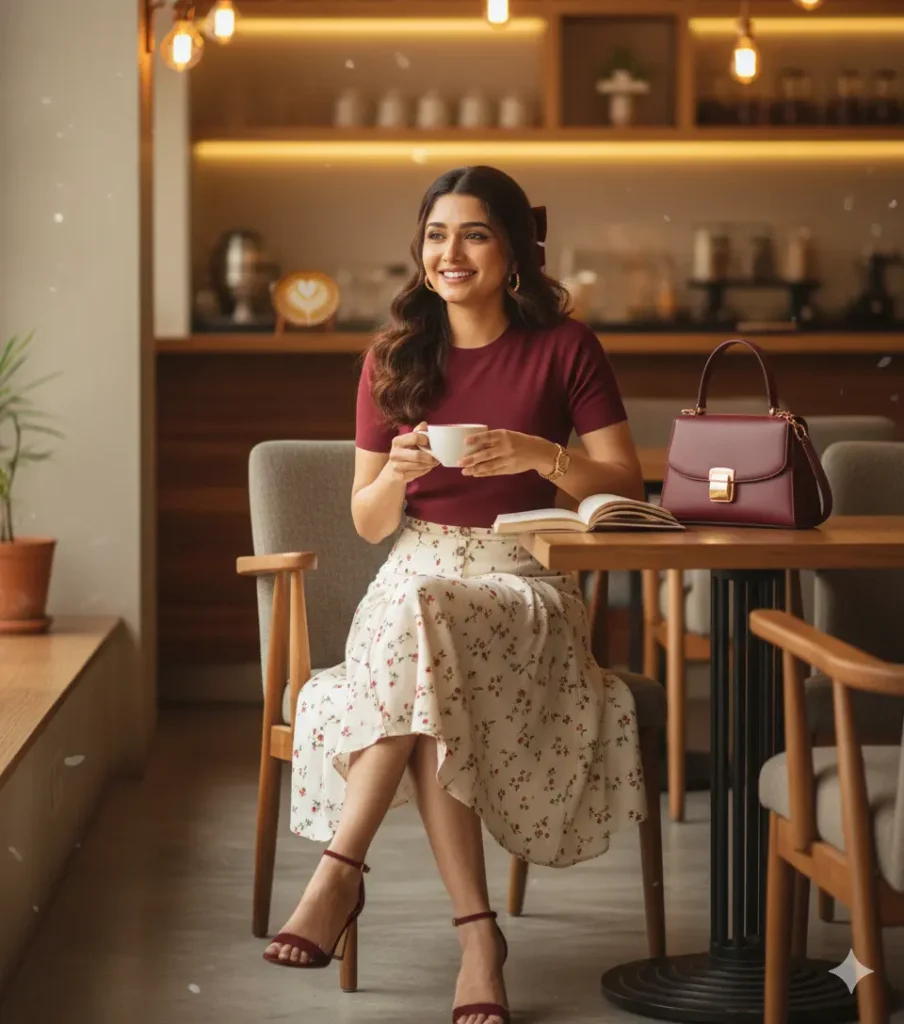 Retro style prompt for Gemini girl