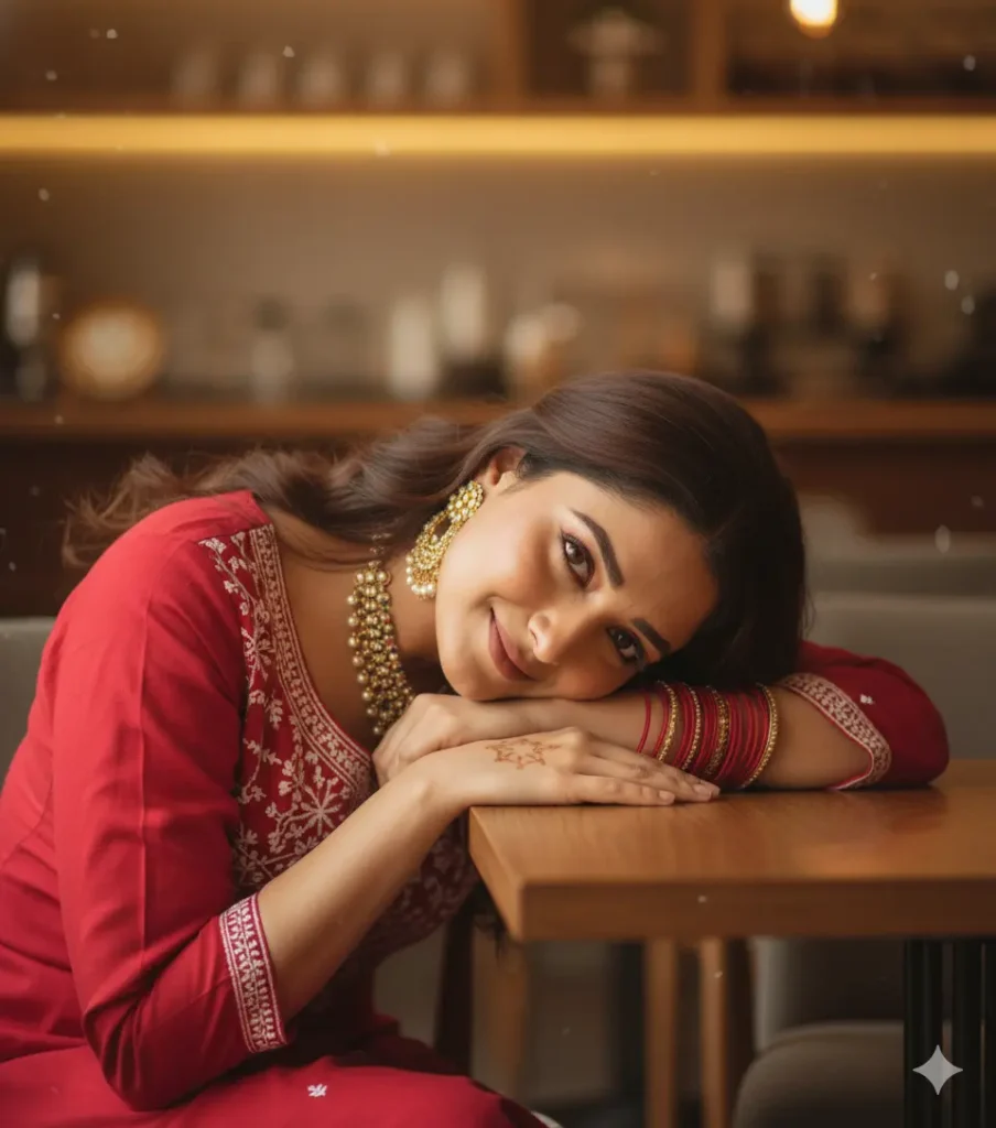 Retro style prompt for Gemini girl