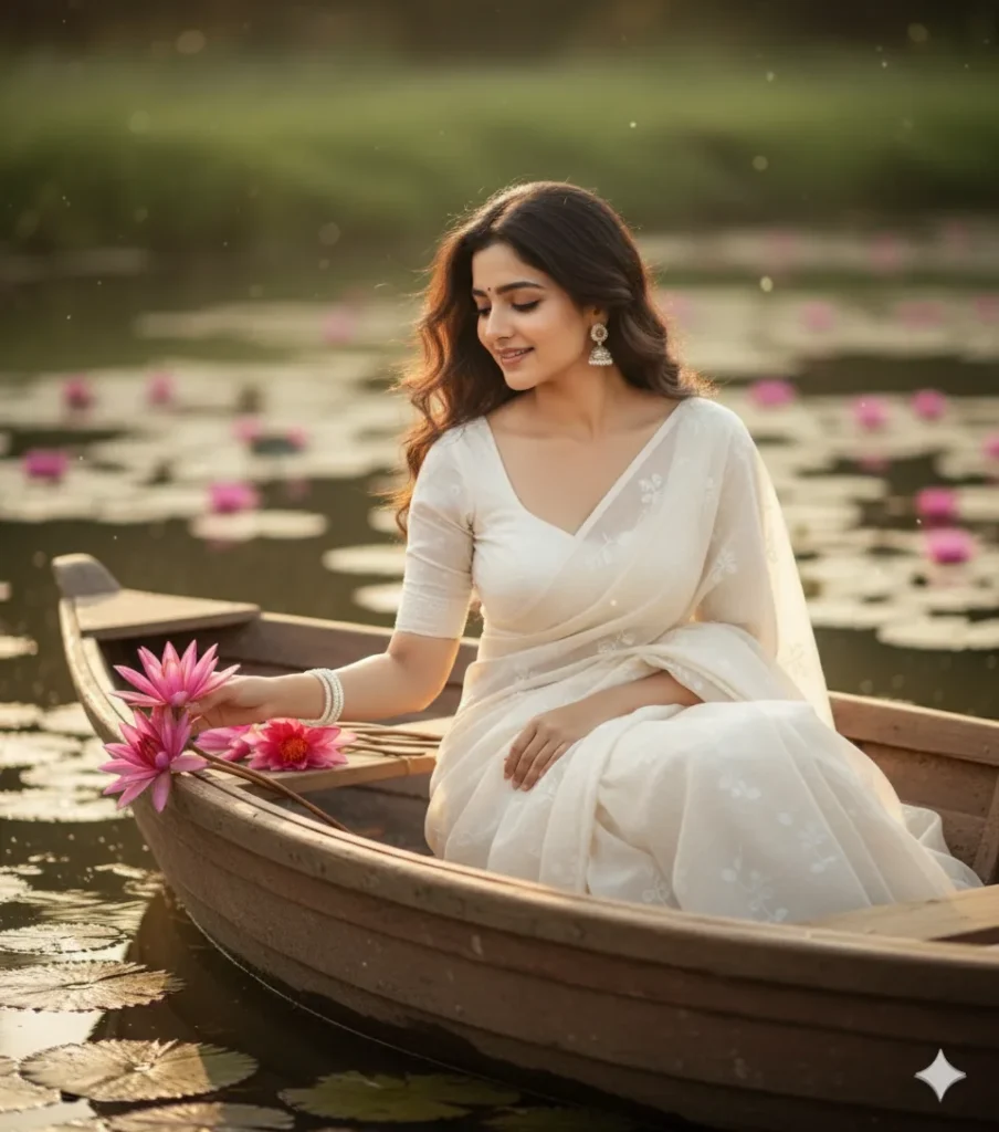 Gemini ai photo prompt copy paste saree look for girl