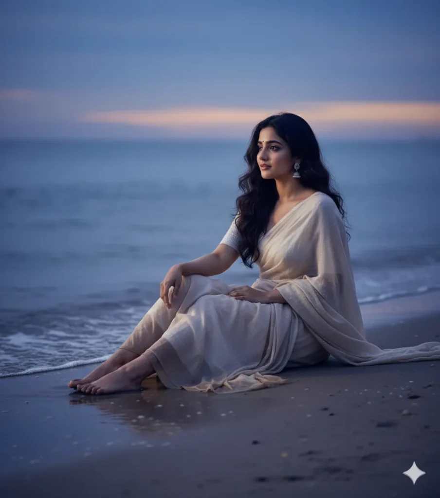 Gemini ai photo prompt copy paste saree look for girl