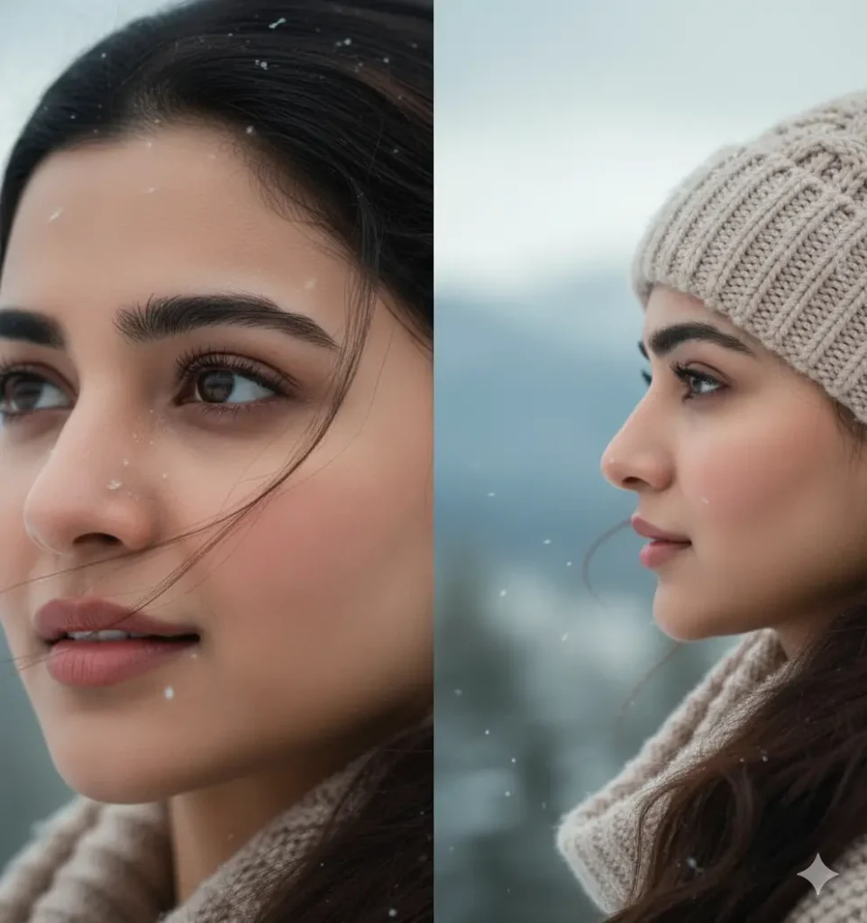 best winter ai prompt for girls,