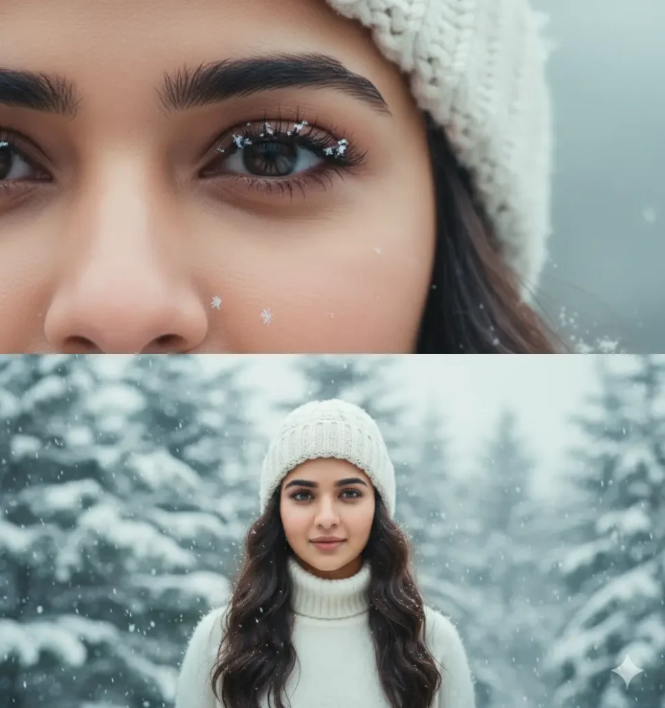 best winter ai prompt for girls,