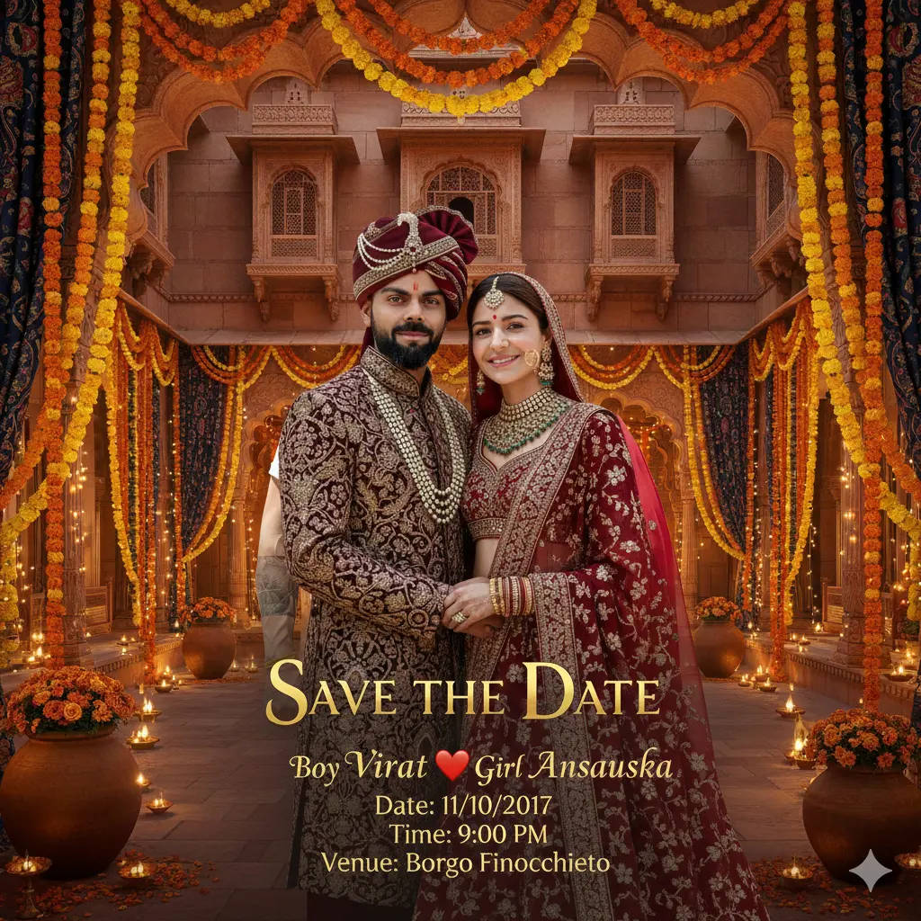 Best Marriage Invitation AI Prompts for couples