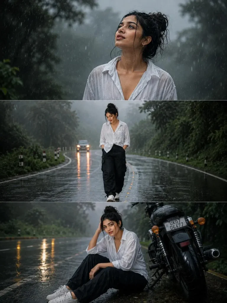 Monsoon AI Prompts for Girls , rain prompt for girls