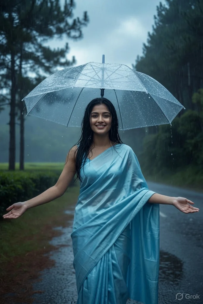 Monsoon AI Prompts for Girls , rain prompt for girls