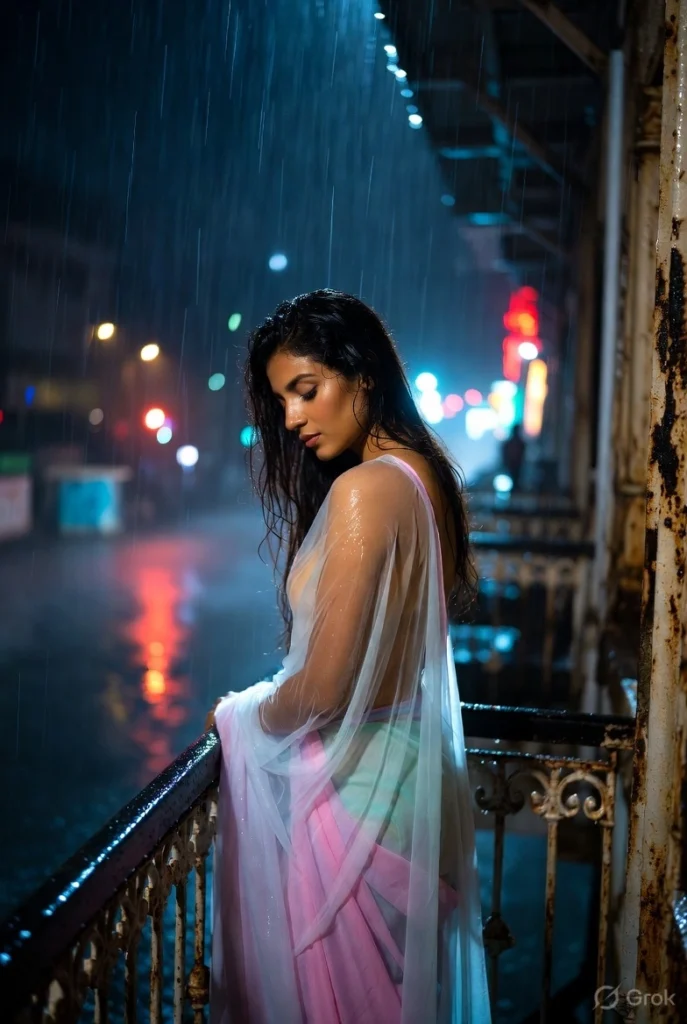 Monsoon AI Prompts for Girls, rain prompt for girls