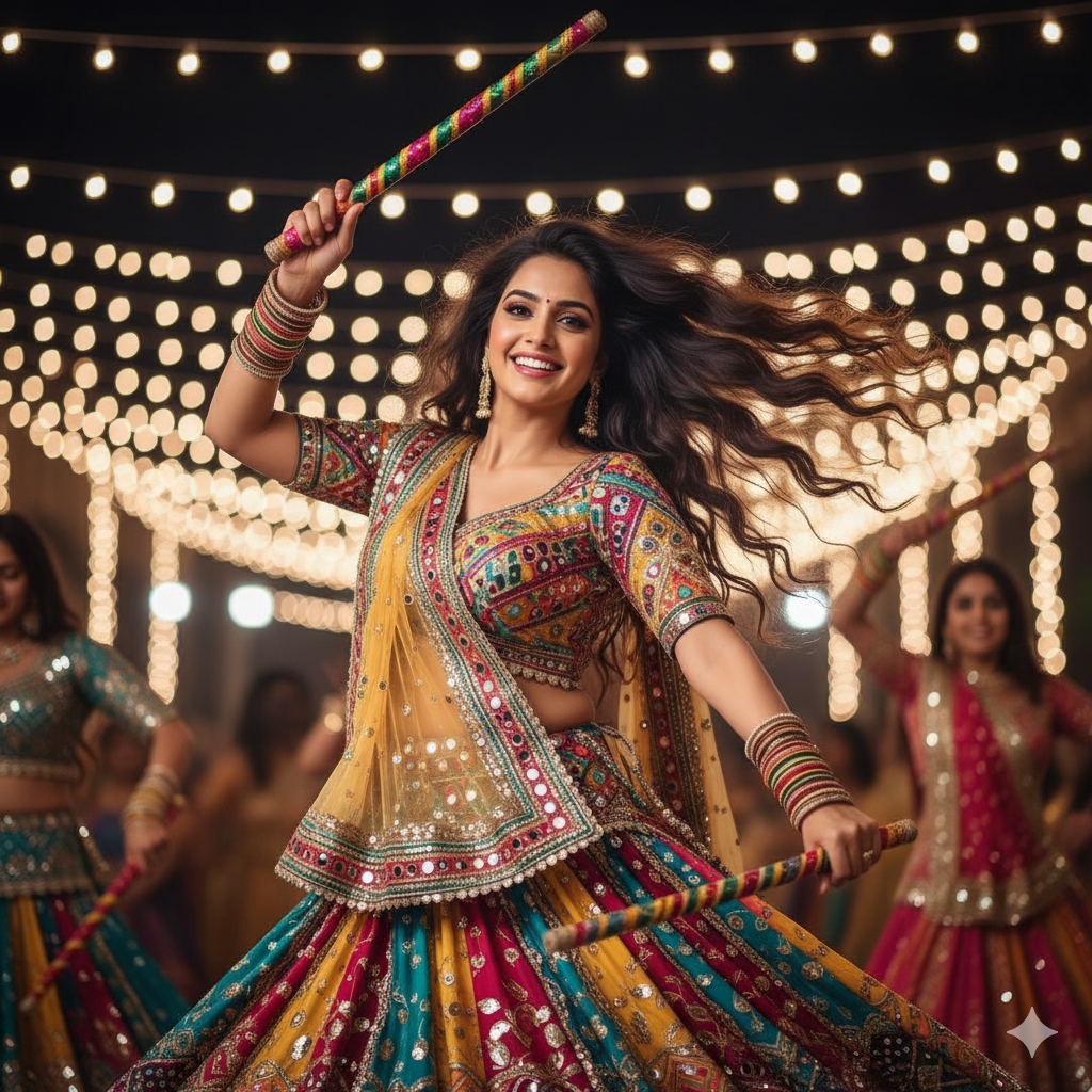 Gemini Navratri Prompt for Girls