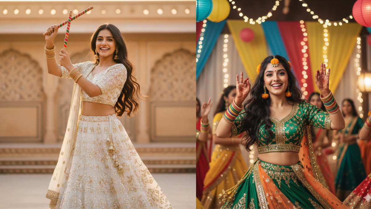 Gemini Navratri Prompt for Girls