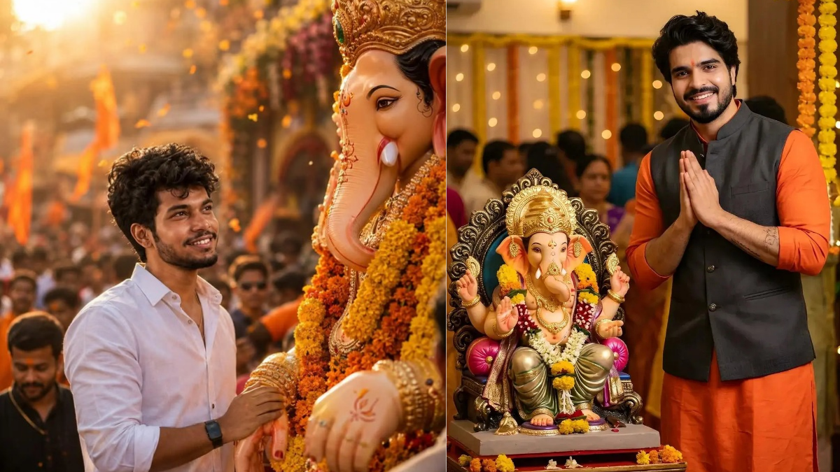 Ganesh Chaturthi AI Photo Prompts for Boys